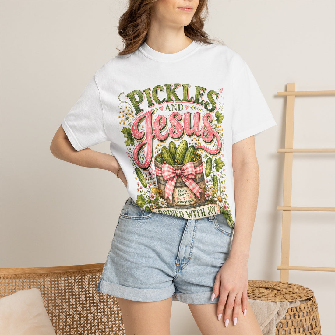 Pickles and Jesus Graphic Tee
