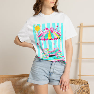 Living on Lake Time Summer Graphic Tee