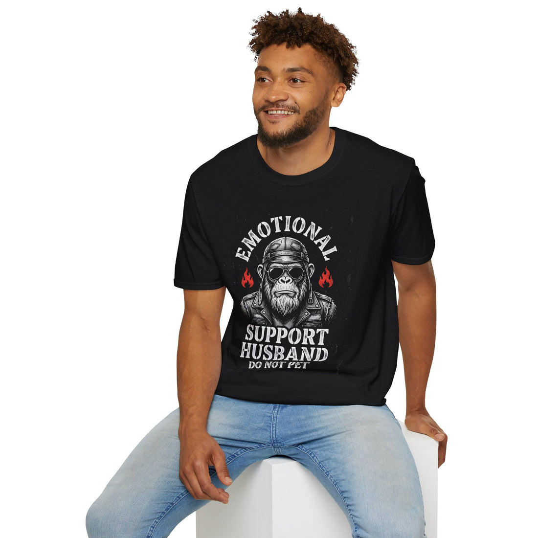 Emotional Support Husband Graphic Tee