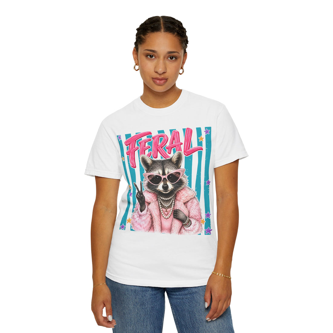 Feral Raccoon Graphic Tee