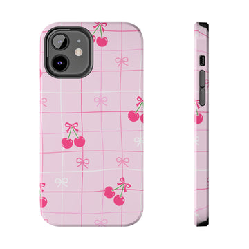 Pink Cherry Tough Phone Case