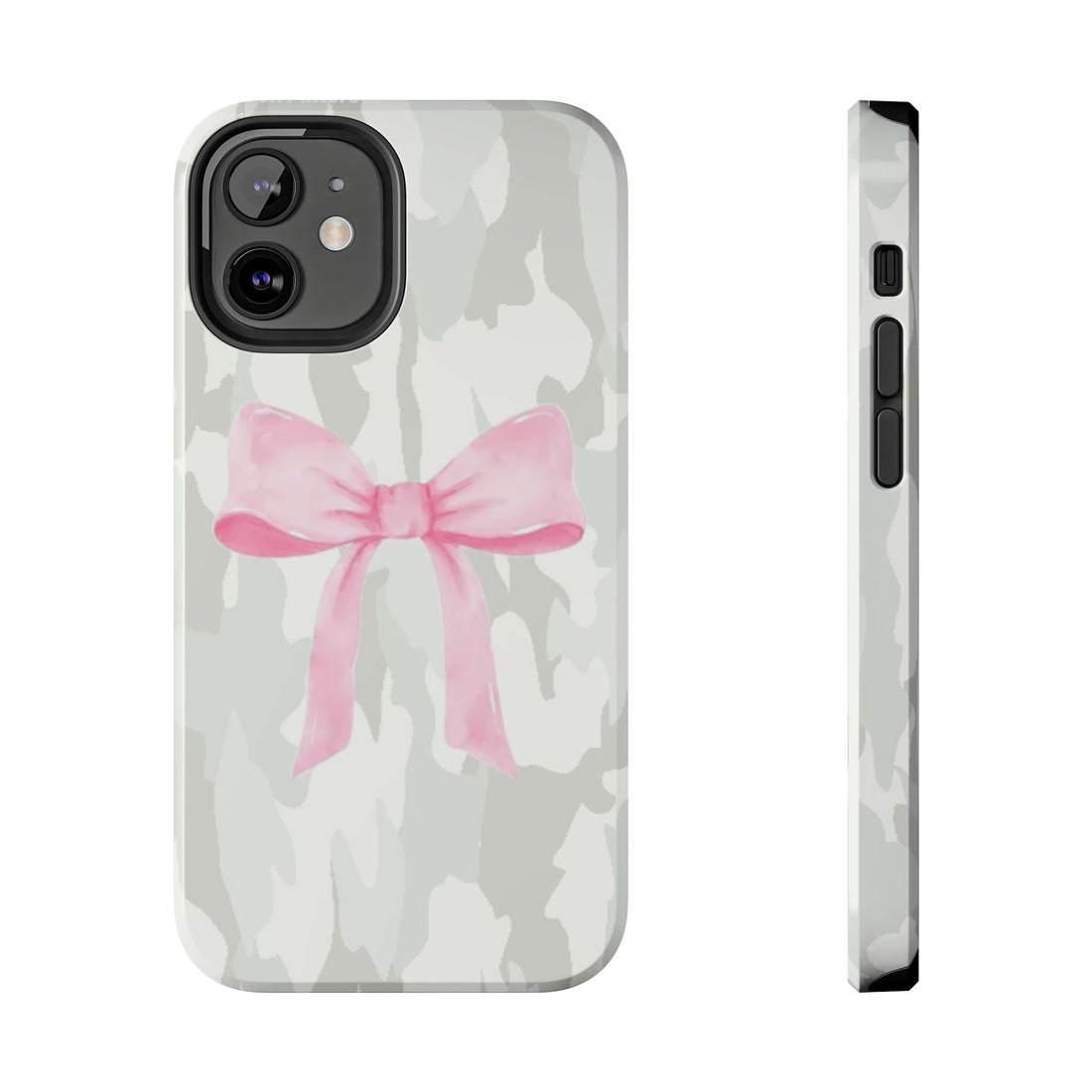 Pink Bow Camo Tough Phone Case